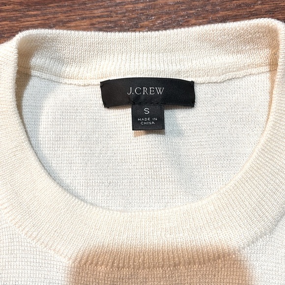 J.Crew Relaxed-fit Crewneck Sweater in Stripe Size Small - Picture 3 of 7